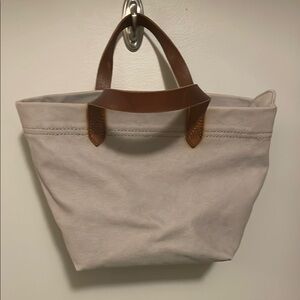Madewell tan/brown Tote Bag with Brown Handles and strap